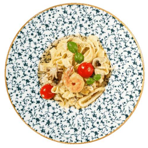 Паста Фетучини с морепродуктами