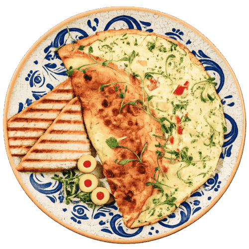Омлет с овощами