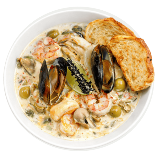 Соте из морепродуктов